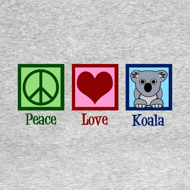 Peace Love Koala by epiclovedesigns